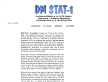 Tablet Screenshot of dmstat1.com